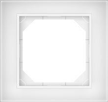 Single frame VILMA QR1000, white glass