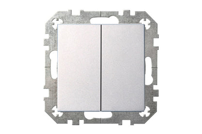 LIREGUS EPSILON switch, 2-button, metallic color