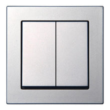 Perjungiklis LIREGUS EPSILON, 2 klav., metalo spalvos