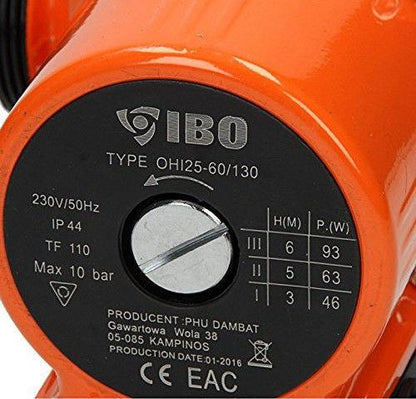 Circulation pump IBO OHI 25-60, 130 mm