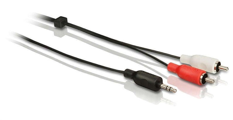 Cable PHILIPS 3.5mm M, 2xRCA M, 1.5m, black SWA2527W/10