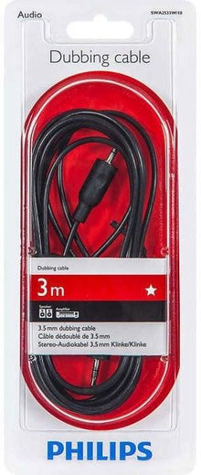 Kabel PHILIPS 3.5mm M, 3.5mm M, 3m, czarny SWA2533W/10