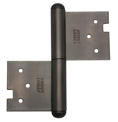 Recessed door hinge 100 mm, left