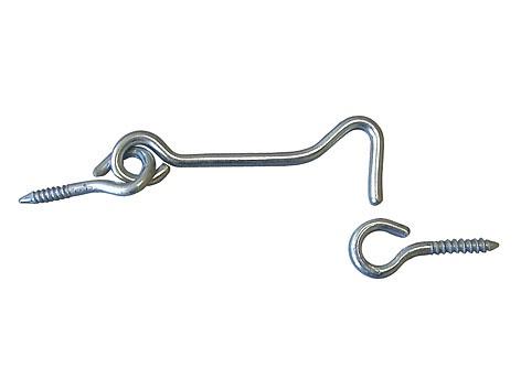 Hook Domax 8871 K-60 201, silver, 60 mm x 14 mm
