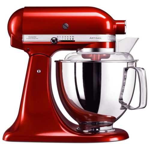 KitchenAid Artisian virtuvinis kombainas 4.8, 300 W, 10 Speed, 5KSM175PSEER, imperijos raudona spalva, pažeista tik pakuotė