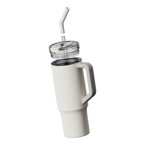 Xiaomi Straw Thermo Mug 1L, BHR9540GL, balta spalva