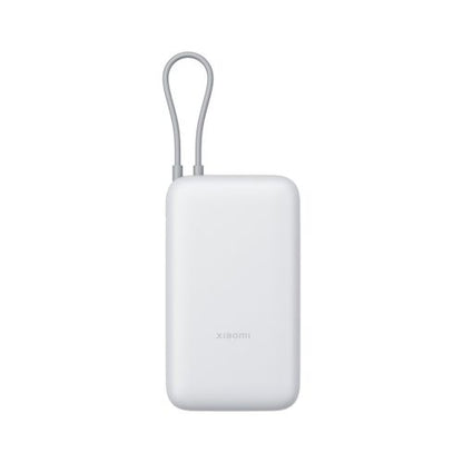 Xiaomi išorinė baterija 20000 mAh 22.5 W su integruotas USB-C laidas BHR9738GL, šviesiai pilka spalva