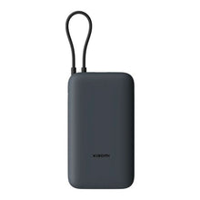 Xiaomi išorinė baterija 20000 mAh 22.5 W su integruotas USB-C laidas BHR9740GL, tamsiai pilka spalva