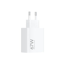 Xiaomi kelioninis įkroviklis HyperCharge Type-A 67 W BHR07SKEU, balta spalva