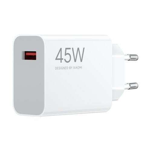 Xiaomi kelioninis įkroviklis Turbo Power adapteris Type-A 45 W BHR07SLEU, balta spalva