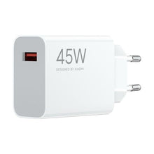 Xiaomi kelioninis įkroviklis Turbo Power adapteris Type-A 45 W BHR07SLEU, balta spalva