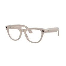 Ray-Ban Meta Skyler Gen1 išmanieji akiniai su AI, Size 52-20, 3F /Sapphire Lense, Shiny Chalky, skaidri / pilka spalva