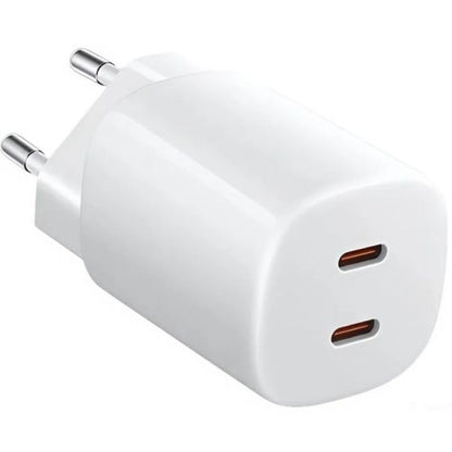 Xiaomi Mi kelioninis įkroviklis Nano Turbo GaN greitasis įkroviklis 2C (C+C) 45 W BHR087OEU, balta spalva