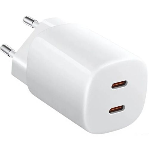 Xiaomi Mi kelioninis įkroviklis Nano Turbo GaN greitasis įkroviklis 2C (C+C) 45 W BHR087OEU, balta spalva