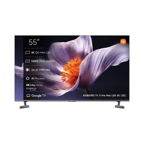 Xiaomi TV S Pro MINI LED 55" UHD 2026 ELA6300EU, juoda spalva