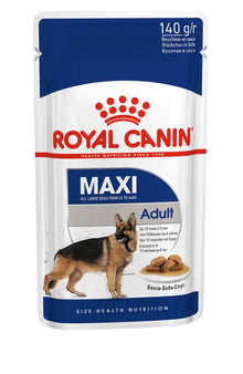 ROYAL CANIN Maxi Adult Chunks In Gravy - Mokra Karma dla Dorosłych Psów Ras Dużych 10x140g