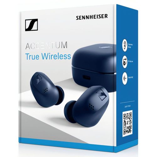 Sennheiser Accentum True belaidis į ausis į ausis įdedamos ausinės, mėlyna spalva