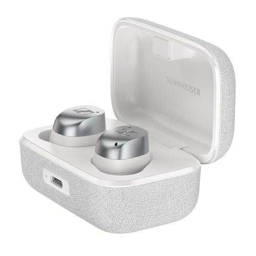 Sennheiser Momentum 4 True belaidis į ausis į ausis įdedamos ausinės, sidabrinė spalva