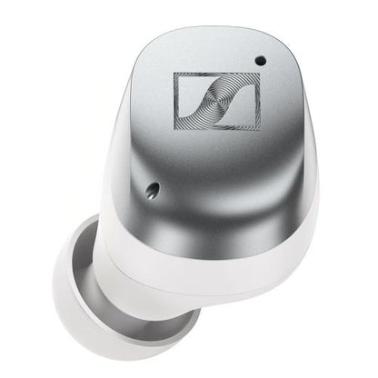Sennheiser Momentum 4 True belaidis į ausis į ausis įdedamos ausinės, sidabrinė spalva