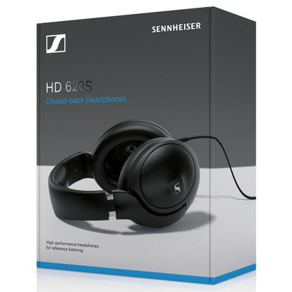 Sennheiser HD 620S ausis apgaubiančios ausinės su nuimamais laidais,, juoda spalva