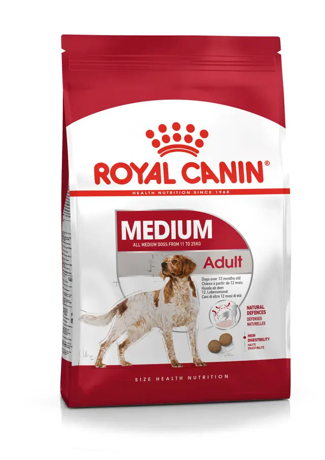 Royal Canin Medium Adult sausas pašaras - Suaugusiems vidutinių veislių šunims