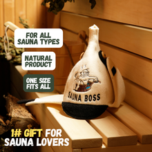 Czapka do sauny „Sauna Boss” 100% wełna