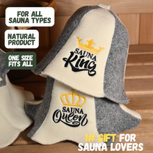 Sauna Hat 'Sauna Queen', 100% Wool