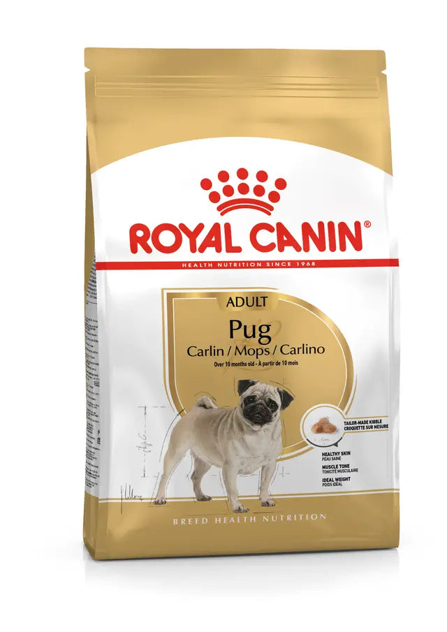 Sucha karma dla dorosłych psów Pug