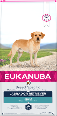 Eukanuba Breed Specific sausas maistas labradorams su vištiena, AB, 12 kg