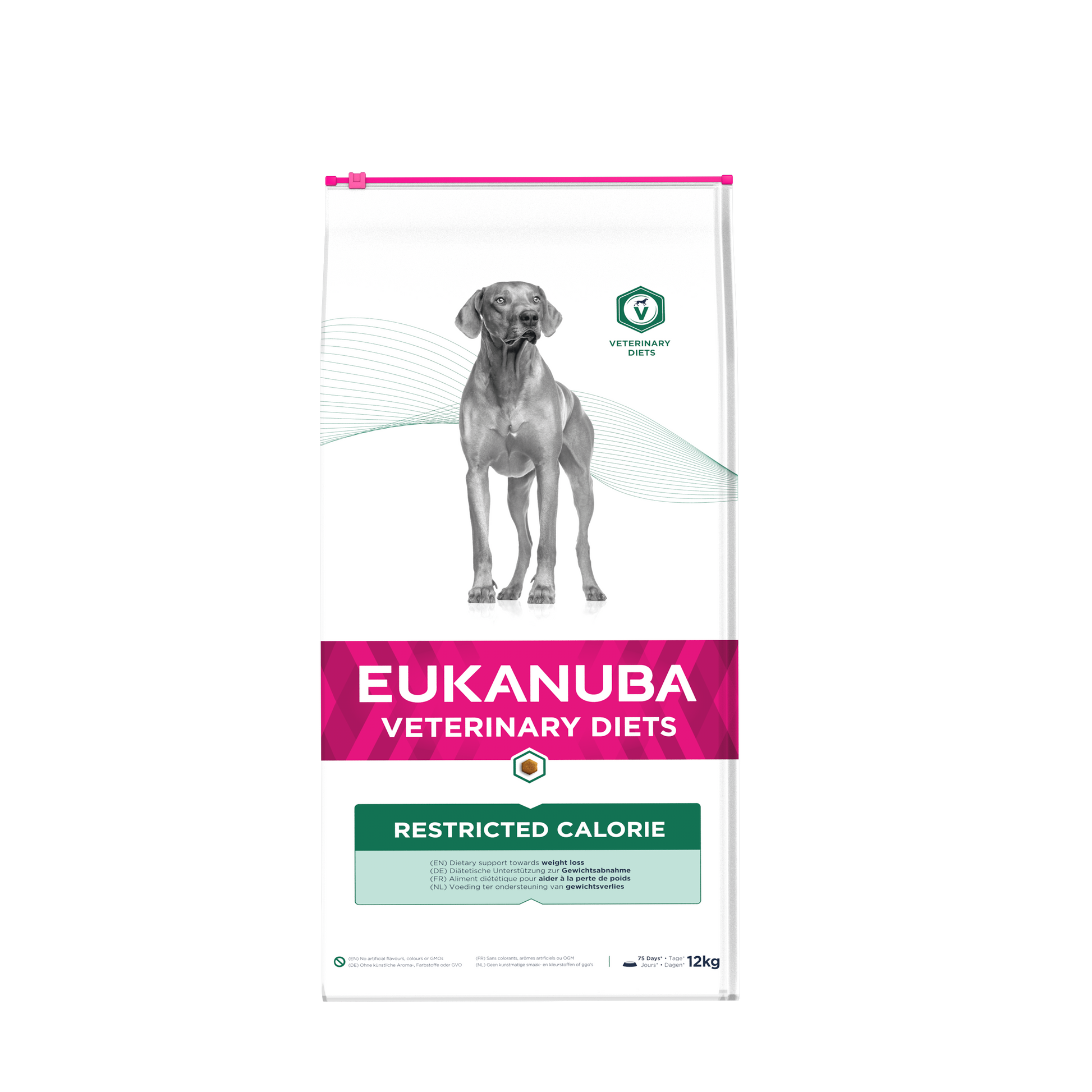 Eukanuba VD Restricted Calories maistas šunims su vištiena, 12kg