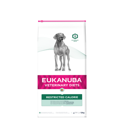 Eukanuba VD Restricted Calories maistas šunims su vištiena, 12kg
