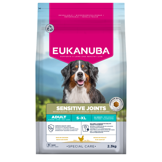 Eukanuba Special Care Sensitive Joints sausas maistas šunims su vištiena, AB, 2,3 kg