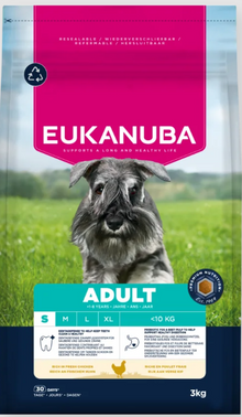 Eukanuba Life Care Adult sausas maistas mažų veislių šunims su vištiena, S, 3 kg