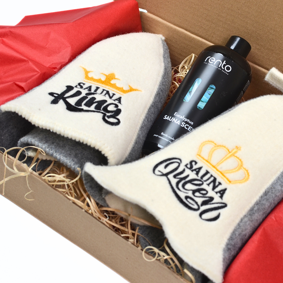 Sauna Royalty Gift Box wrapped like a present