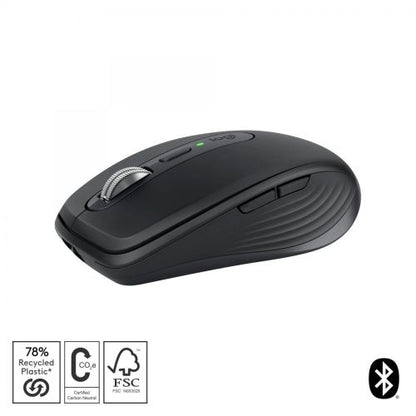 Logitech pelė belaidis MX Anywhere 3S skirtas Business (910-006929), grafito spalva