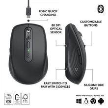 Logitech pelė belaidis MX Anywhere 3S skirtas Business (910-006929), grafito spalva