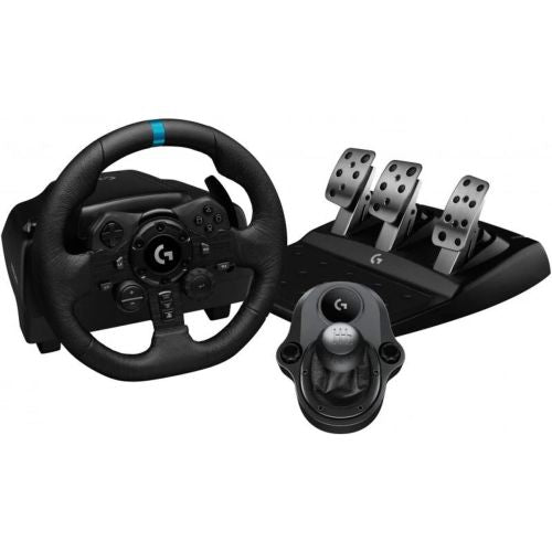 Logitech Racing Wheel G923 SE TrueForce su Pedals ir Shifter (6 speed) skirtas PC, PS5, PS4, (991-000531), juoda spalva