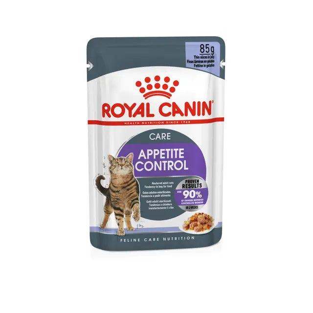 ROYAL CANIN Appetite Control Care Jelly - Drėgnas Pašaras Apetito Kontrolės Katėms 12x85g