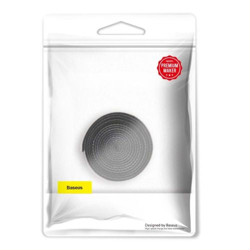 Baseus įrankis Circle hook ir loop Straps / Velcro tape velcro laidas organizer 1m (ACMGT-E01), vaivorykštės / juoda spalva