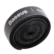 Baseus įrankis Circle hook ir loop Straps / Velcro tape velcro laidas organizer 1m (ACMGT-E01), vaivorykštės / juoda spalva