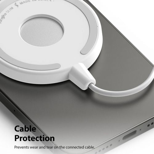 Ringke MagSafe įkroviklis dėklas Slim, matinė skaidri spalva