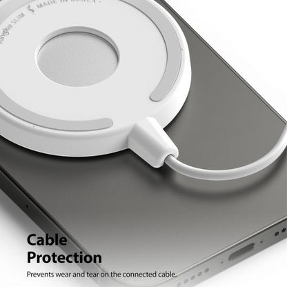 Ringke MagSafe įkroviklis dėklas Slim, matinė skaidri spalva