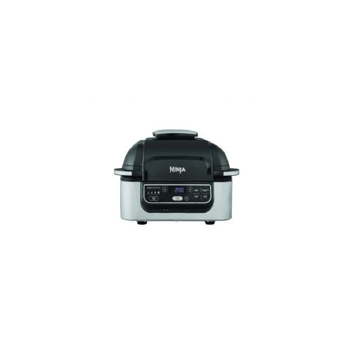 Ninja Foodi Smart Grill ir karšto oro gruzdintuvė 5.7L Dishwasher Safe Parts, AG301EU, sidabrinė / juoda spalva