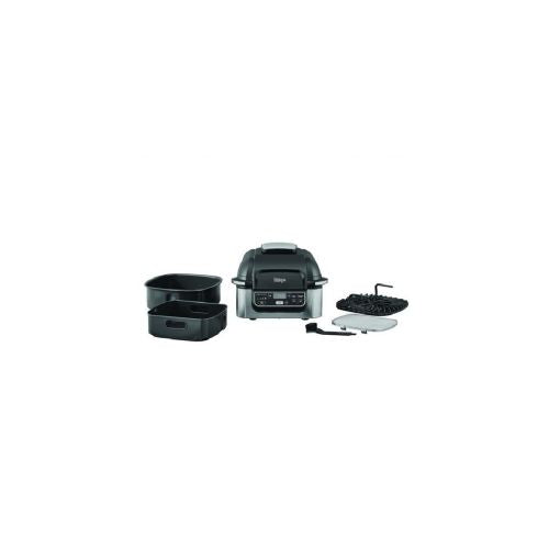 Ninja Foodi Smart Grill ir karšto oro gruzdintuvė 5.7L Dishwasher Safe Parts, AG301EU, sidabrinė / juoda spalva