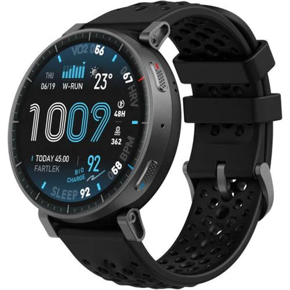 Amazfit Active MAX NFC, 48,5 mm su Polymer dėklas, Aluminium Alloy Frame, W2556GL1N, juoda spalva