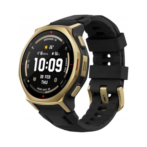 Amazfit T-Rex 3 Pro NFC, 44mm with Silicone Strap, Black Gold EU W2548GL1N