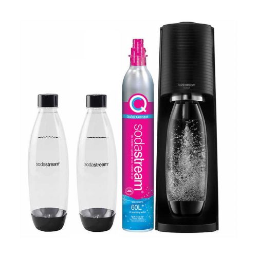 Sodastream TERRA Sparkling Water Maker - Starter rinkinys, juoda spalva