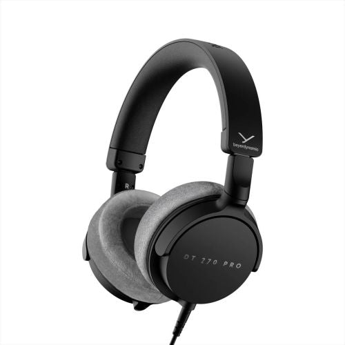Beyerdynamic DT270 Pro 80 Ohm laidinės ausis apgaubiančios ausinės, juoda spalva