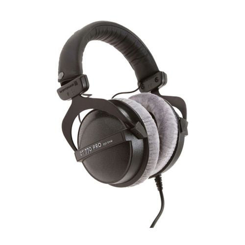 Beyerdynamic DT 770 PRO 250 Ohm laidinės ausis apgaubiančios ausinės, juoda spalva