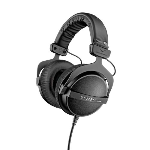 Beyerdynamic DT770M 80 Ohm laidinės ausis apgaubiančios ausinės, juoda spalva